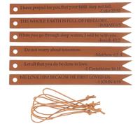 ibasenice 6pcs Pu Leather Bookmarks for Bible Reading and Study, Classic Stylish Design with Long Servicing Time, Practical Bookmarks Suitable for School and Office Use, for Women and Book