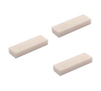 ibasenice 6pcs Real Cow Bone Nut Blank Saddle for Guitar Bass Ukulele Electric Acoustic Bone Nut Bridge High Craftsmanship Replacement