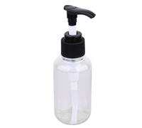 ibasenice 6pcs Refillable Pet Bottles with Press Pump 100ml Emulsion Bottles Portable and Reusable for Home and Hotel Bathroom Storage