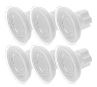 ibasenice 6pcs Reliable Suction Cup Window Bird Perch Accessories Knob Sucker for Turtle Dock and Fish Bowl Use, White Large 5.8cm Suction Pads for Terrarium Bowls