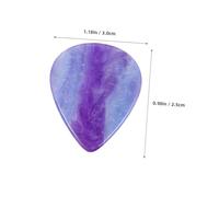 ibasenice 6pcs Resin Guitar Picks Thin for Electric Acoustic Bass Guitars Speed Technique Plectrums with Color Coded Design for Precision and Versatile Playing Styles
