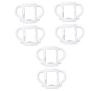 ibasenice 6pcs Silicone Feeding Bottle Handle Non- Ergonomic Design Easy to Install Accessory for Comfortable Holding Compatibility