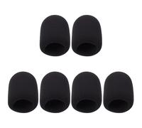 ibasenice 6pcs Sponge Protective Covers for Microphones Mic Covers Voice Tube Protection for Studio Recording and Live Performances