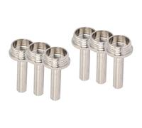 ibasenice 6pcs Stainless Steel Trumpet Piston Stem Practical Connecting Rod Trumpet Accessory and Replacement to Play