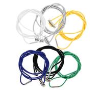 ibasenice 6pcs Trash Bag Band Waste Basket Band Anti-slip Not Easily Broken Assorted Color for Family and Hotel Use