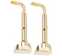 ibasenice 6pcs Violin Chin Rest Screw Replacement Part Metal Fitting Screws for Violin Musical Instrument Parts Accessories DIY Fiddle