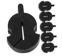 ibasenice 6pcs Violin Practice Mute Lightweight Rubber Mutes for Beginners Easy to Install Carry for Quiet Practice Sessions Protects Violin Bridge