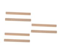 ibasenice 6pcs Wooden Rhythm Sticks Natural Hardwood Percussion Instruments for Early Music Education Toy Safe and Smooth Design for