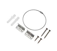 ibasenice 6sets Boy Girl Safety Lock Buckle Furniture Corner Protectors Falling Connector Safety Straps for Boys and Girls Corner Metal Edge Protectors for Bookshelf Dresser Cabinet