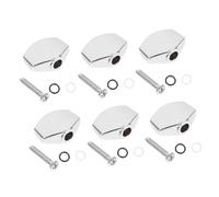 ibasenice 6sets Folk Guitar Tuner Clip Handle Guitar Accessory Musical Instrument Tuners Cap for Acoustic