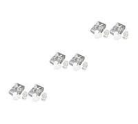 ibasenice 6sets Guardian Angel Baptism Crystal Cross Adornment Unique Shower Party Decor for Mum