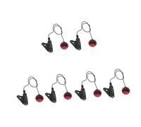 ibasenice 6sets Guitar Humbucker Piezo Microphone Transducer for Violin Cello Pickup for Violin Guitar Parts for Live Performance Use