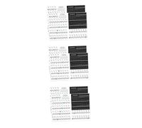ibasenice 6sets Piano Keyboard Stickers Adhesive Keyboard Stickers for Keys for Piano Beginner Decal Music Instrument Supplies Use