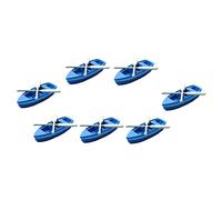 ibasenice 7 Set Boat Model Decor Doll House Beach Decor Beach Doll House Decor Beach Cake Decorations Dollhouse Miniatures for Office Resin Household