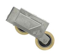 ibasenice 73 Type Sliding Door Wheel Set with Double Copper Bearings, Stainless Steel Frame, Heavy Duty Sliding Roller for Aluminum Doors and Drawers, Furniture Hardware Accessory for Home