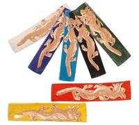 ibasenice 7Pcs Calligraphy Ink Block Assorted Colour Ink Stick Set Classic Design Workmanship for Drawing and Daily Practice Writing Gift for Friends Who Like Calligraphy