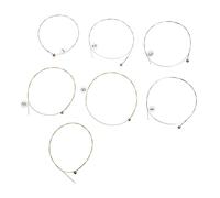ibasenice 7pcs Steel Lyre Harp Strings Replacement Kit For 7 String Lyre Harp Instrument Imported Material Excellent Sound Quality Music Accessories UK