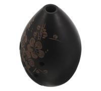 ibasenice 8-hole Clay Ocarina Pottery Flute Musical Instrument for Beginners Vintage Ancient Wind Instrument Suitable for Learning and Home Decoration