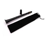 ibasenice 8-hole Saxophone Pocket Saxophone Plastic Handmade Black Woodwind Instrument for Travel and Beginners