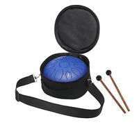 ibasenice 8-inch Drum Set for Boys and Girls Hand Pan Drum with 11 Notes Complete Set with Drumsticks Music Book Storage Bag