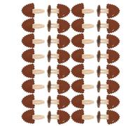 ibasenice 8 Pairs Coat Toggle Buttons Toggle Closure for Coat Elegant Style Pu Leather and Horn Materials Secure Fastening No Snags Clothing Repair and Revamping Shawls Stylish Detail