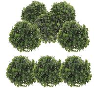 ibasenice 8 Pcs Plant Ball Ornament Artificial Grass Balls Plastic Lightweight Design No Maintenance for Wedding Outdoors Decoration