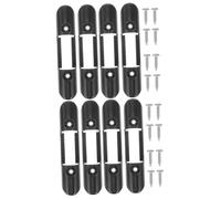 ibasenice 8 Sets Paddle Holder Clips Fixed Paddle Clamp for Kayak with Screws Durable and Easy to Install for Canoe