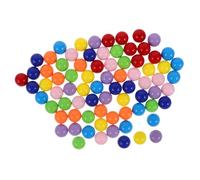 ibasenice 80pcs Colored Game Balls Multi Color Playing Beads for Creative Family Fun Educational Game Props for Indoor Interactive Play and Thought Training