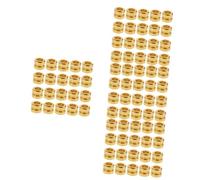 ibasenice 80pcs Folk Guitar String Beads Replacement Metal Beads for Acoustic Guitar String Accessories for Beginners
