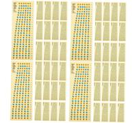 ibasenice 80pcs Guitar Guide Stickers Fretboard Marker Labels for Beginners Easy to Use for Acoustic Electric Guitars Non-damaging Printing