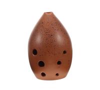 ibasenice 8hole Professional Flute Key Ceramic Ocarina Wind Instrument for Boys and Girls and Adults Easy to Play Cleaning Cloth Included for Beginners and Music Education