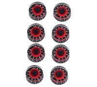 ibasenice 8pcs Acrylic Effect Pedal Knobs for Guitar Bass Control Amplifier Knobs