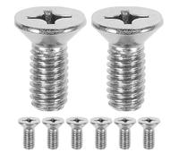 ibasenice 8Pcs Brake Rotor Retaining Screws Silver Disc Brake Rotor Bolts Kit Compatible with Honda Cars for Vehicle
