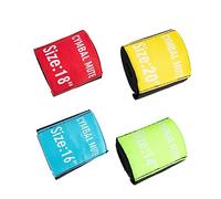 ibasenice 8pcs Cymbal Mute Belt for Cymbals Drum Silence for Low Volume Practice Easy to Use and Fold -hat Accessories for Drummers