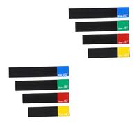 ibasenice 8pcs Cymbal Pad Drumming Practice Pad Cymbal Mute Elastic Belt for Drum Kit Accessories