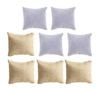 ibasenice 8pcs Displaying Watch Pillows for Bangles and Bracelets, Jute and Lint Material, Protecting Jewelry from Damage and Scratches, Simple Design Display Accessory for Collecting