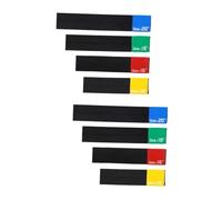 ibasenice 8pcs Elastic Belt Dampener Cymbal Pad for Drumming Practice Pad Cymbal Mute for Drum Kit Parts Accessories Use during Snare Drum Practice