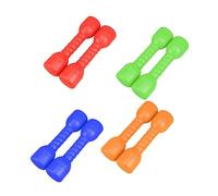 ibasenice 8pcs Ergonomic Abs Exercise Dumbbells for Lightweight Safe and Barbells for Morning Fitness for Kindergarten Activities and Home Workouts