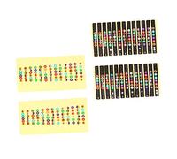 ibasenice 8pcs Fret Sticker Pack Guitar Fretboard Sticker for Scale Learning and Thin for Minimal Sound Distortion