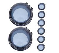 ibasenice 8pcs Gas Stove Knob Covers Stove Protector Hob Covers for Kitchen Safety and Easy Install