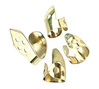 ibasenice 8pcs Guitar Finger Picks Metal Finger Plectrums Professional for Guitar Banjo Practical Accessory and Supply Tip Protector