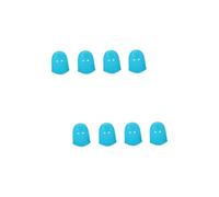 ibasenice 8pcs Guitar Fingertip Protectors Silicone Finger Guards for Cut Prevention Comfortable Fingertip Covers for Ukulele Guitar Banjo Mandolin s
