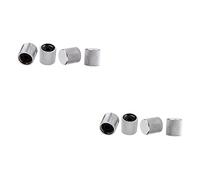 ibasenice 8pcs Guitar Potentiometer Knobs Volume Tone Control Electric Bass Knobs Plated Cap Easy to Use