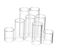 ibasenice 8pcs Guitar Slides Glass Finger Guards for Acoustic Guitarist Accessories Guitar Slide Stick Finger for Electric Bass