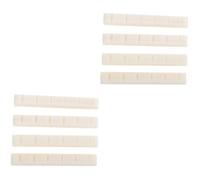 ibasenice 8pcs Guitar String Nuts Ox Bone Material Easy Install Guitar Accessory for Improved Tone and Clarity