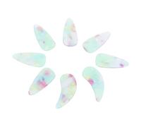 ibasenice 8pcs Guzheng Accessories Guzheng Use Fake Nails Nail Covers for Fingertip Protection Covers