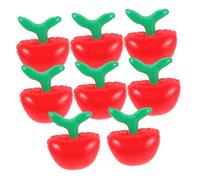 ibasenice 8pcs Inflatable Large Apple Balloons PVC Back to School Classroom Decoration Orchard Theme Hanging Photo Props Party Favor