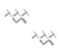 ibasenice 8pcs Key Drum Tool Chuck Keys for Drill Drum Tuning Fast Loading Unloading t Type z Type