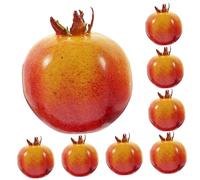 ibasenice 8pcs Lifelike Pomegranates Simulation Pomegranates Faux Display Fruits Fake Fruit Props Pomegranate Decor Realistic Pomegranates Fake Bread Photo High Density Foam Fake Pomegranate