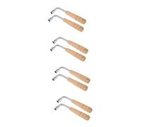 ibasenice 8pcs Lyre Harp Tuning Nut Driver Truss Rod Wrench Harp Tuning Socket Grip Piano Turning Tool Knob Wrench for Stringed Musical Instruments